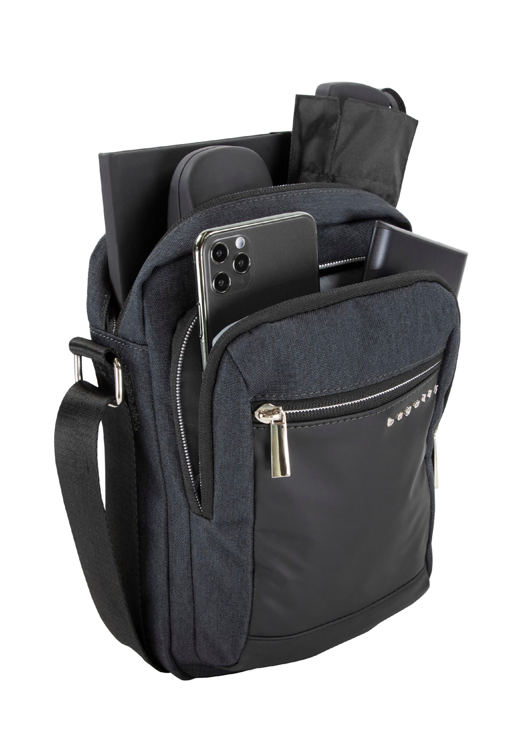 bugatti Schoudertas 'Sera' in Grijs