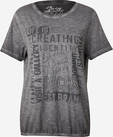 juoda Soccx Marškinėliai: priekis