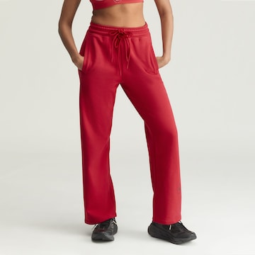 ADIDAS BY STELLA MCCARTNEY Regular Sportbroek in Rood: voorkant