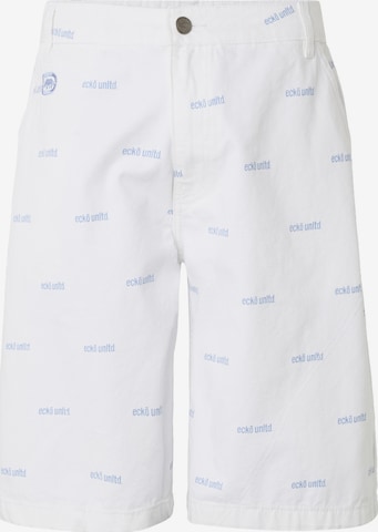 Ecko Unlimited - regular Pantalón en blanco: frente