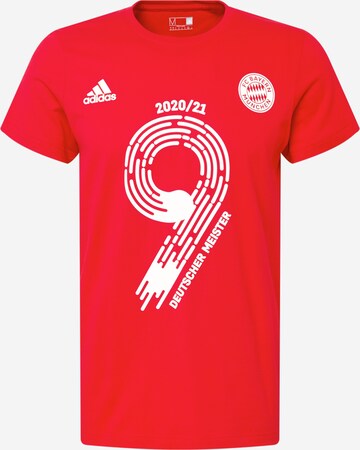 ADIDAS SPORTSWEAR Sportshirt 'Meister' in Rot: predná strana