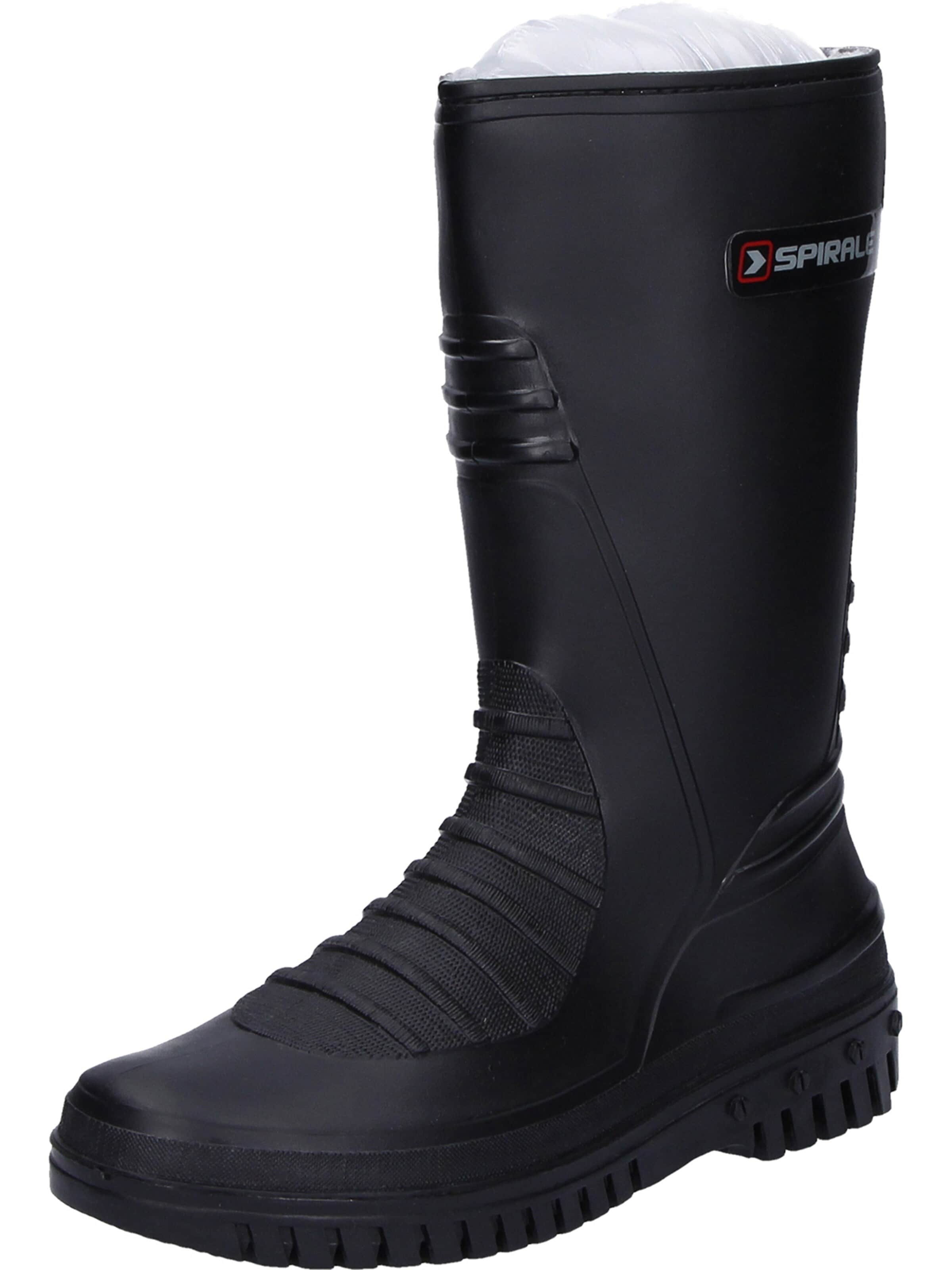 Spirale Snowboots 'Winterstiefel kurz in schwarz'‌‌‌‌‌‌‌‌‌ in Schwarz: Vorderseite
