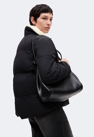 Karo Kauer Jacke in Schwarz