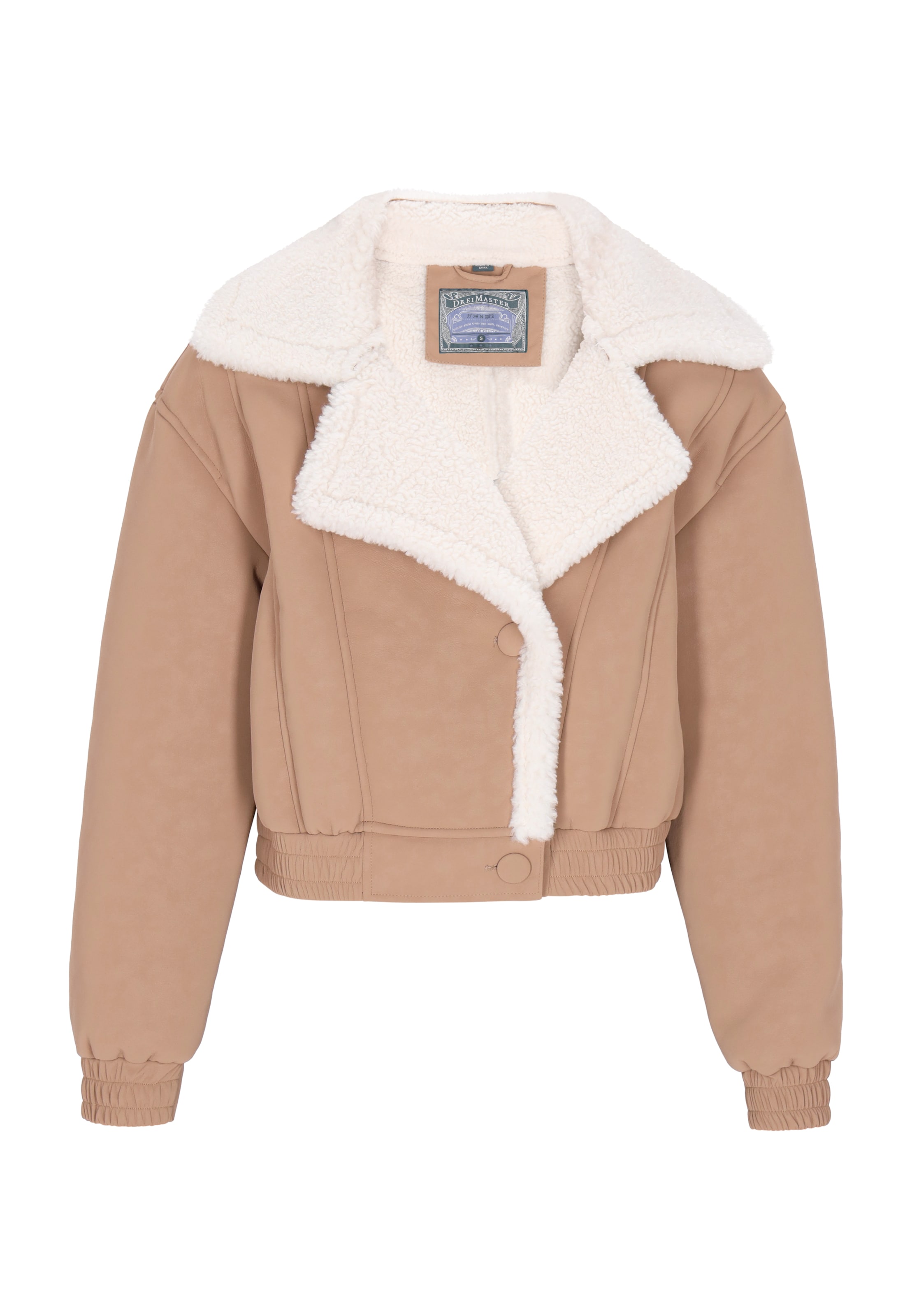DreiMaster Vintage Zimná bunda - Hnedá: predná strana