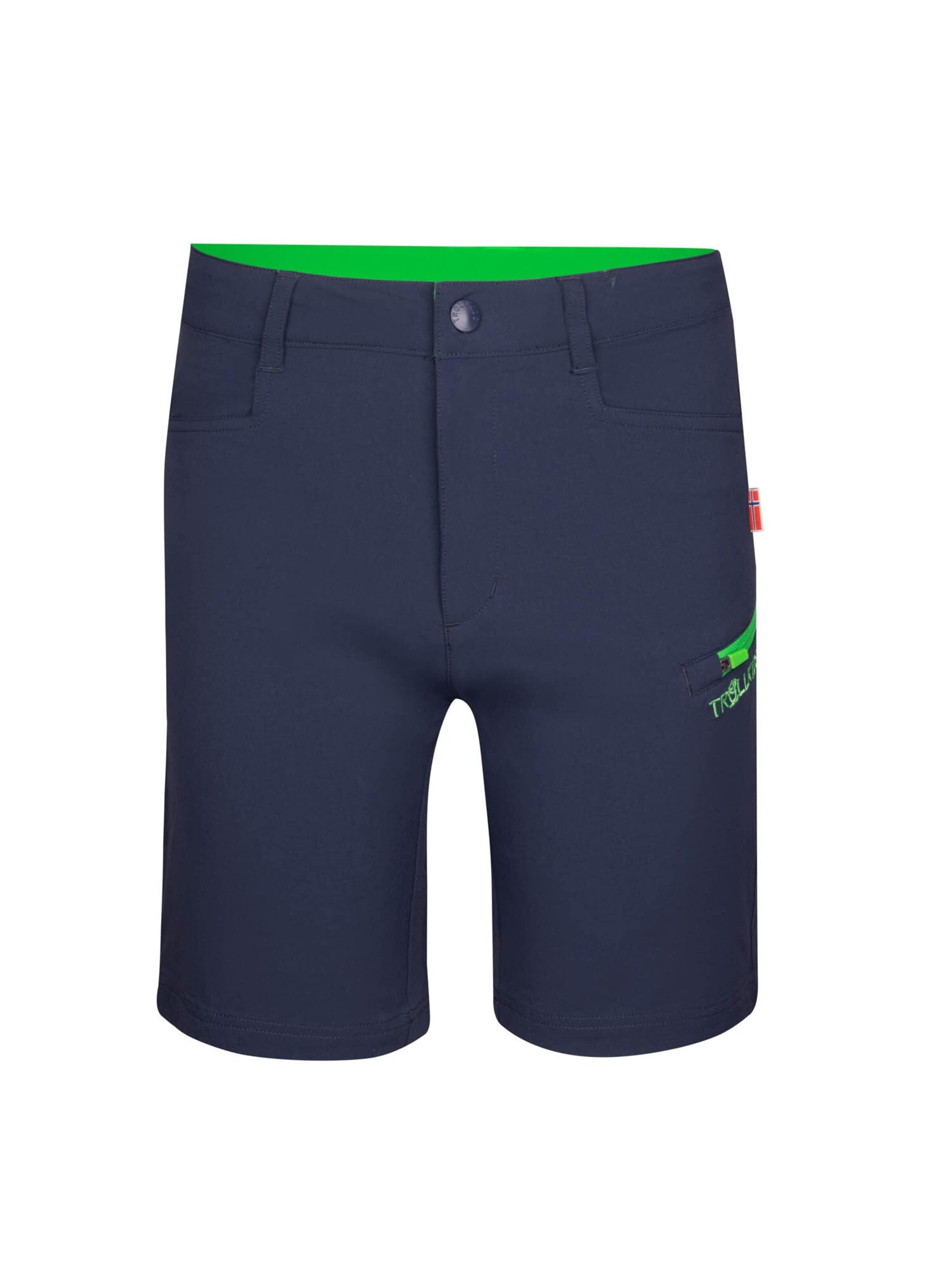 TROLLKIDS Regular Workout Pants in Blue: front