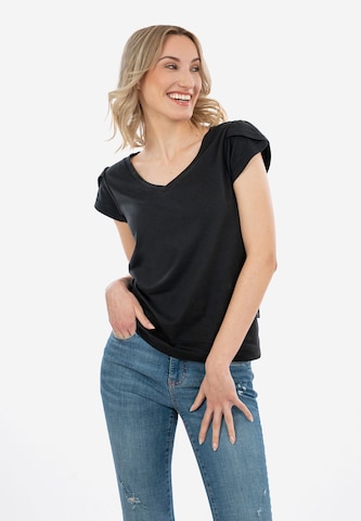 Suri Frey Shirt ' SFY Freyday ' in Zwart