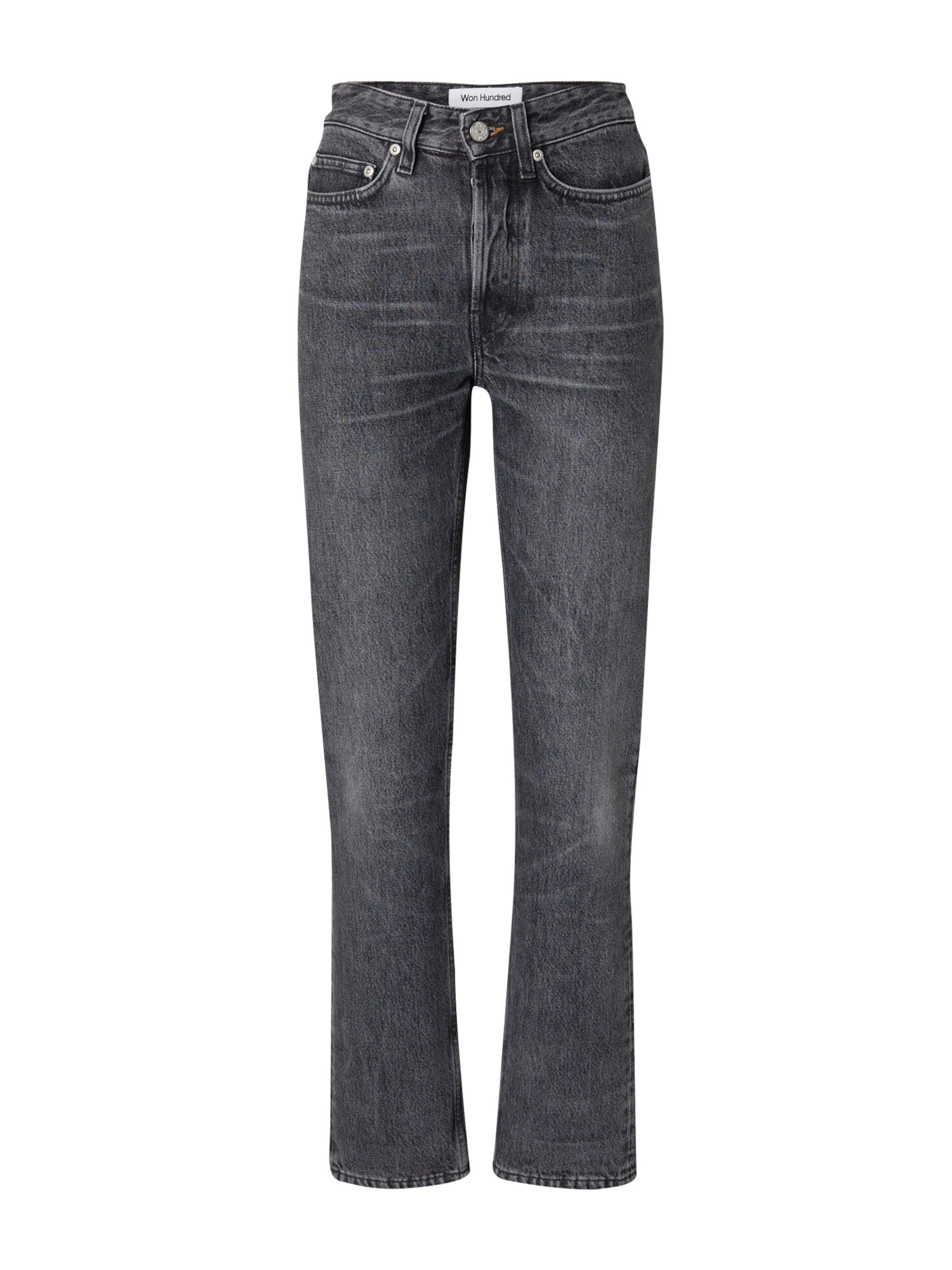 Won Hundred Regular Дънки 'Billy' в черно: отпред