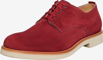 Henry Stevens Lace-Up Shoes ' Ben PD ' in Red: front