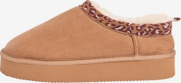 Lipsy - Pantufa em castanho: frente