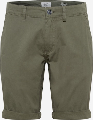 QS Chino trousers in Green: front