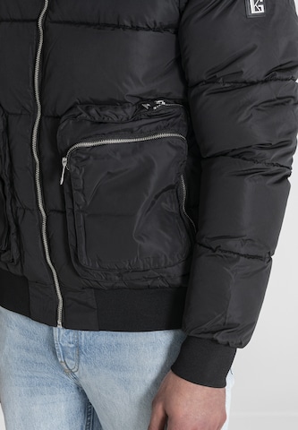 Gianni Kavanagh Winterjas 'Utility' in Zwart