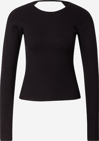 Warehouse Pullover in Schwarz: predná strana