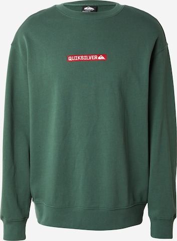 QUIKSILVER Спортивный свитшот 'DNA' в Зеленый: спереди
