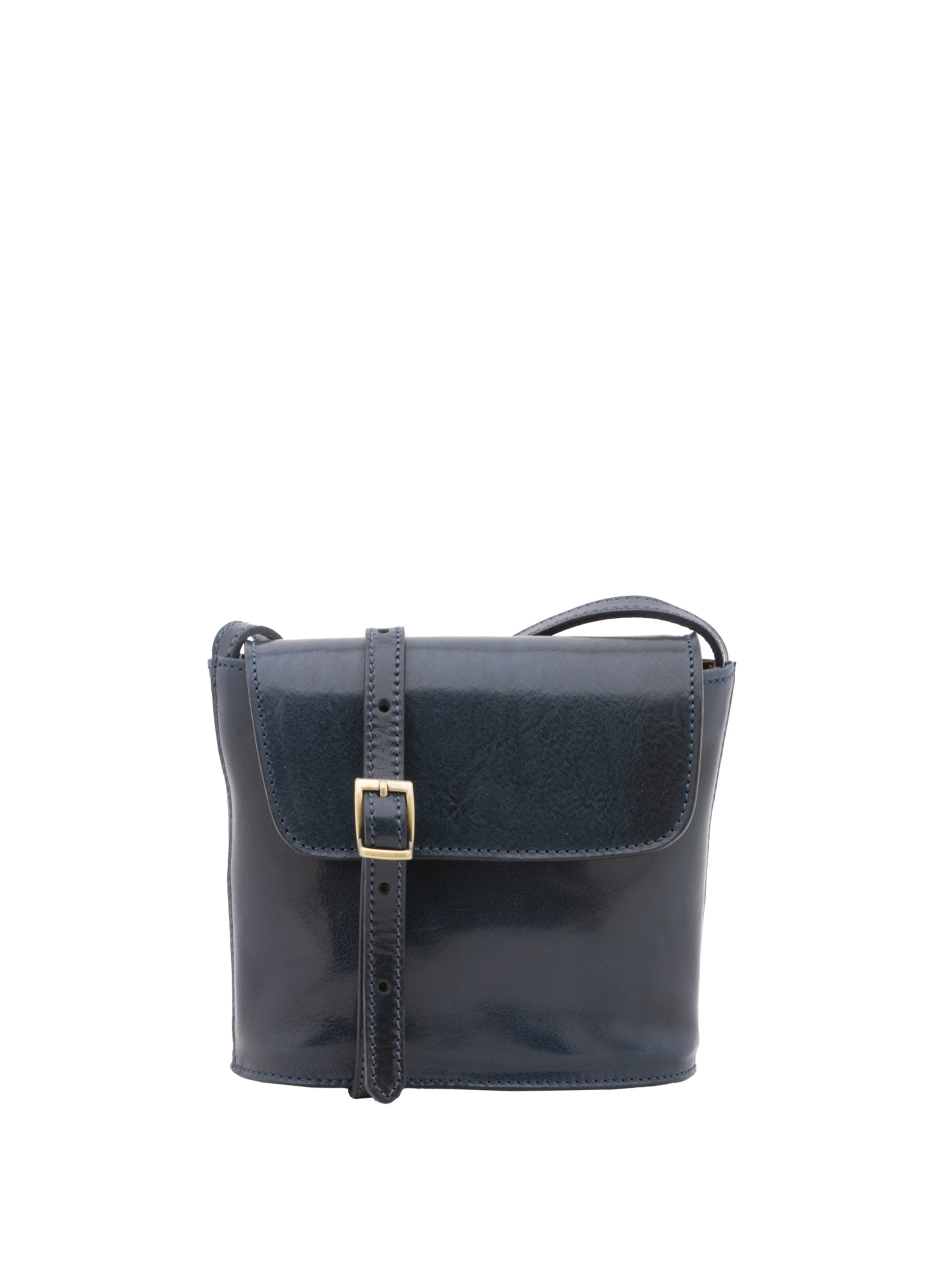 Borsa a tracolla 'Borsa a tracolla uomo vera pelle Castillon - Chiusura calamita' di I Fratelli in blu: frontale