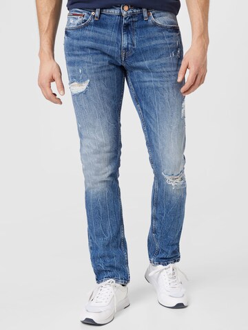 Tommy Jeans - Slimfit Vaquero 'Anton' en azul: frente