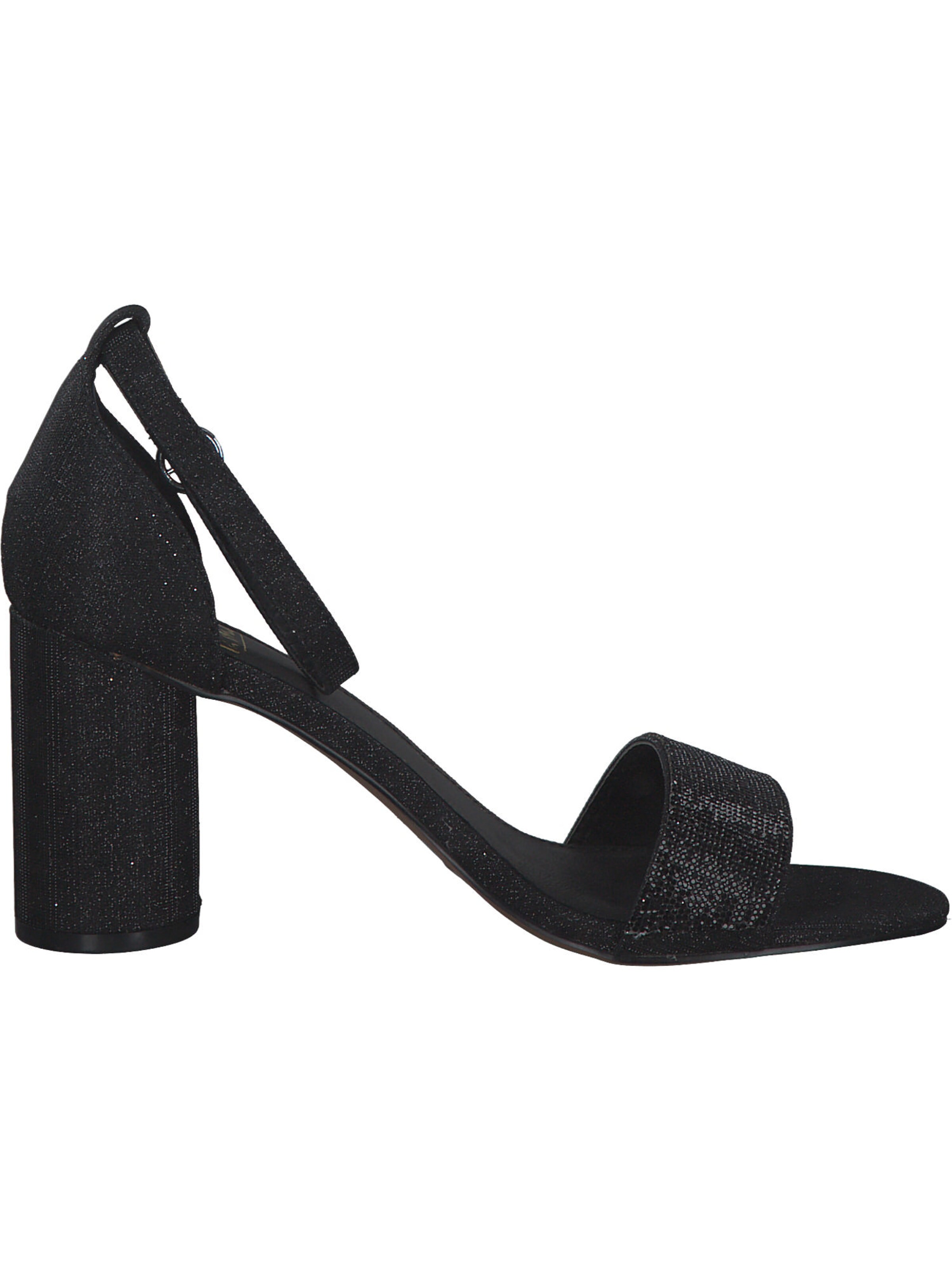 LA STRADA Sandalen met riem in Zwart