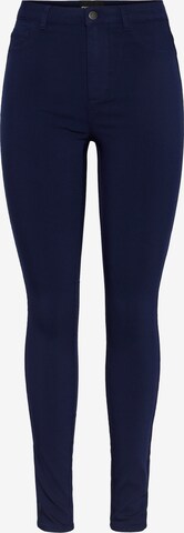 PIECES - Jeggings em azul: frente