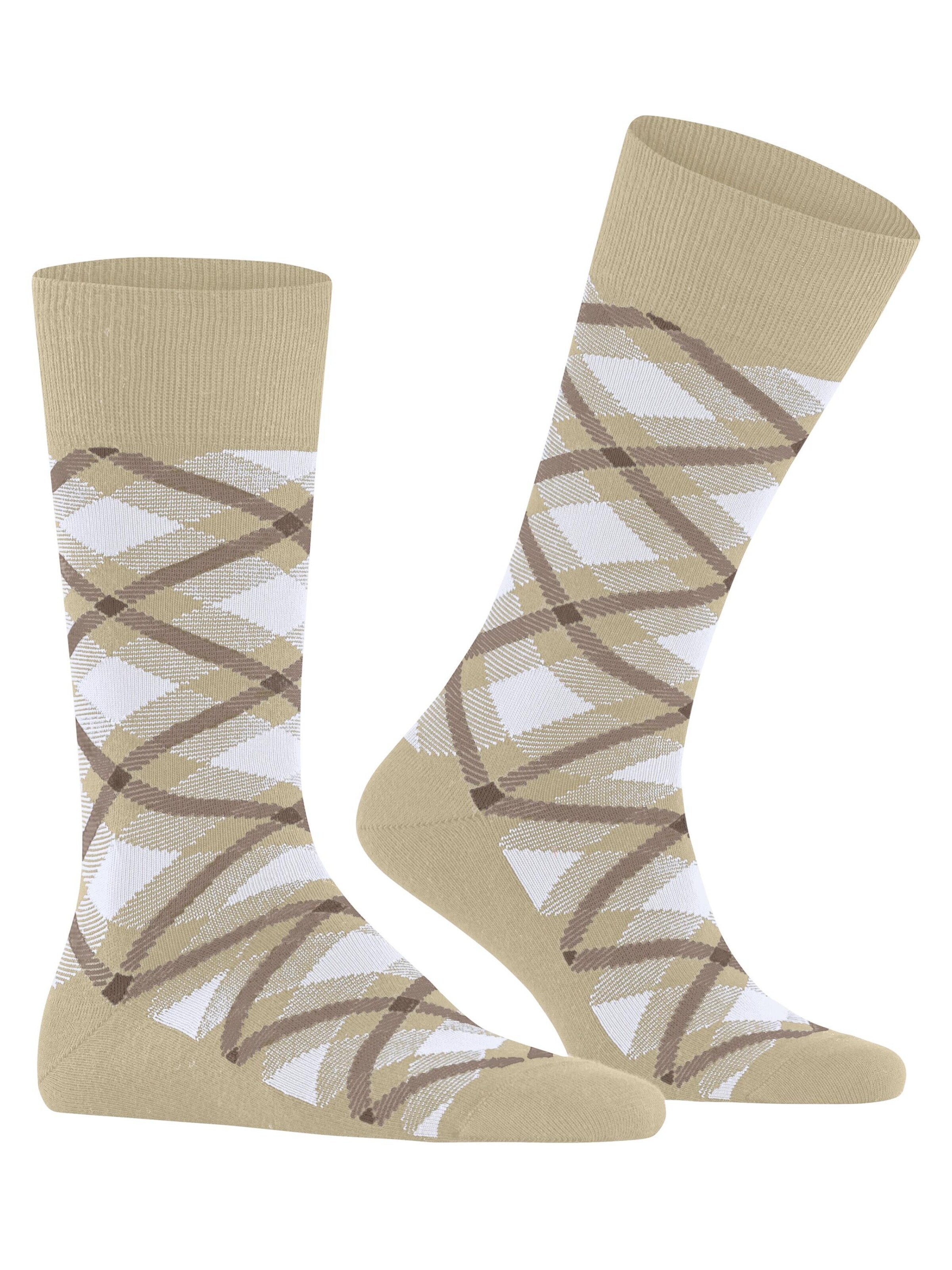 BURLINGTON Socken 'Tartan'‌ in Beige
