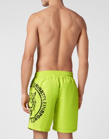 Shorts de bain 'Carbon Tiger' Plein Sport en vert