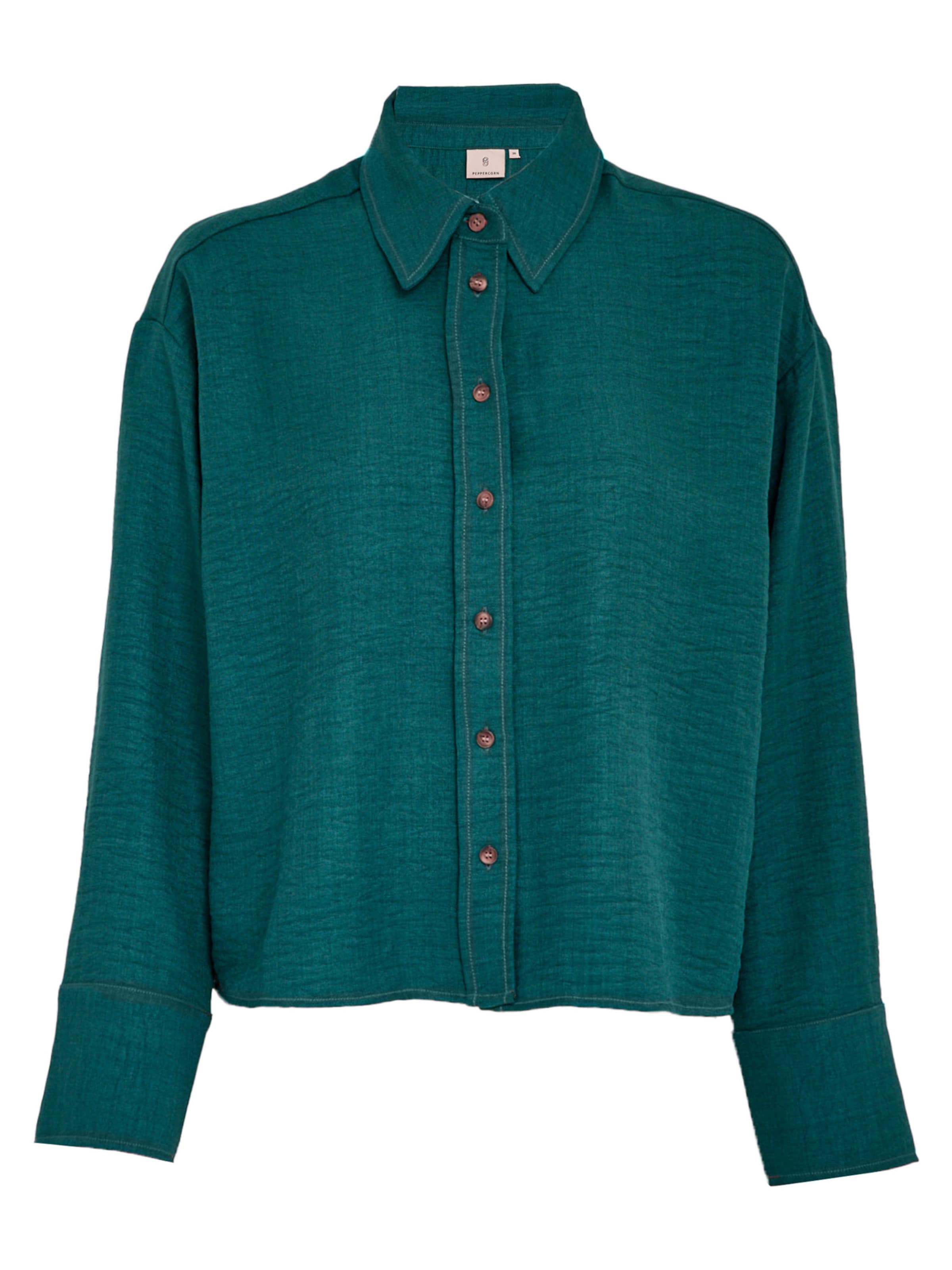 Peppercorn Tričko 'Gaby' – zelená: přední strana