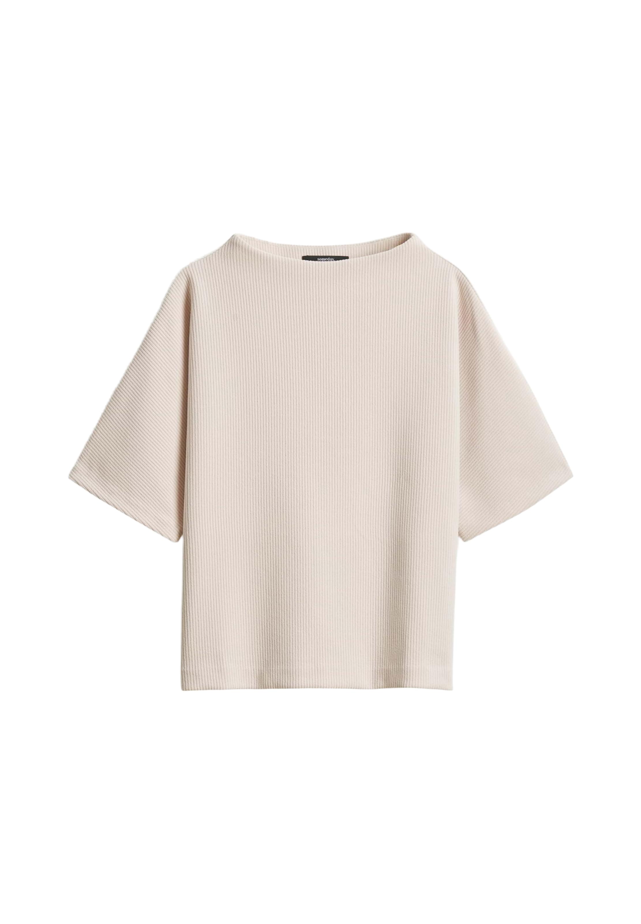 Someday Sweatshirt 'Uflor' i beige: framsida