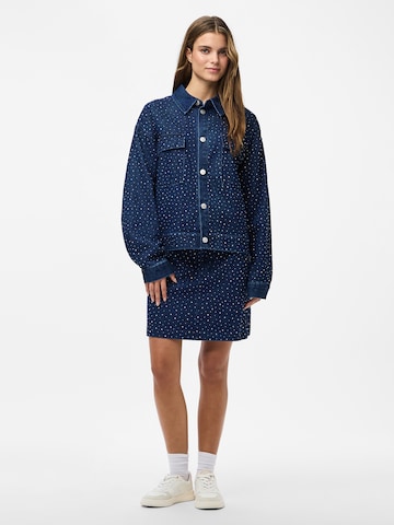 PIECES - Casaco meia-estação 'PCROBERTA' em azul