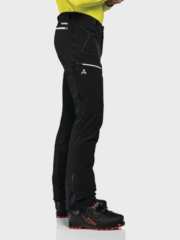 Schöffel Regular Outdoorbroek 'Matrei' in Zwart