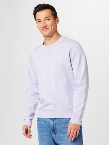 Sweat-shirt Polo Ralph Lauren en violet : devant