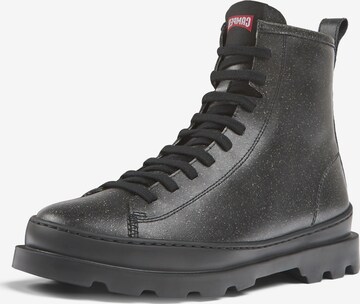 CAMPER Lace-Up Ankle Boots 'Brutus' in Black: front