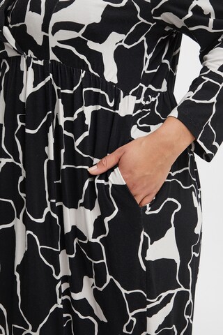 Fransa Curve - Vestido 'Dot' en negro