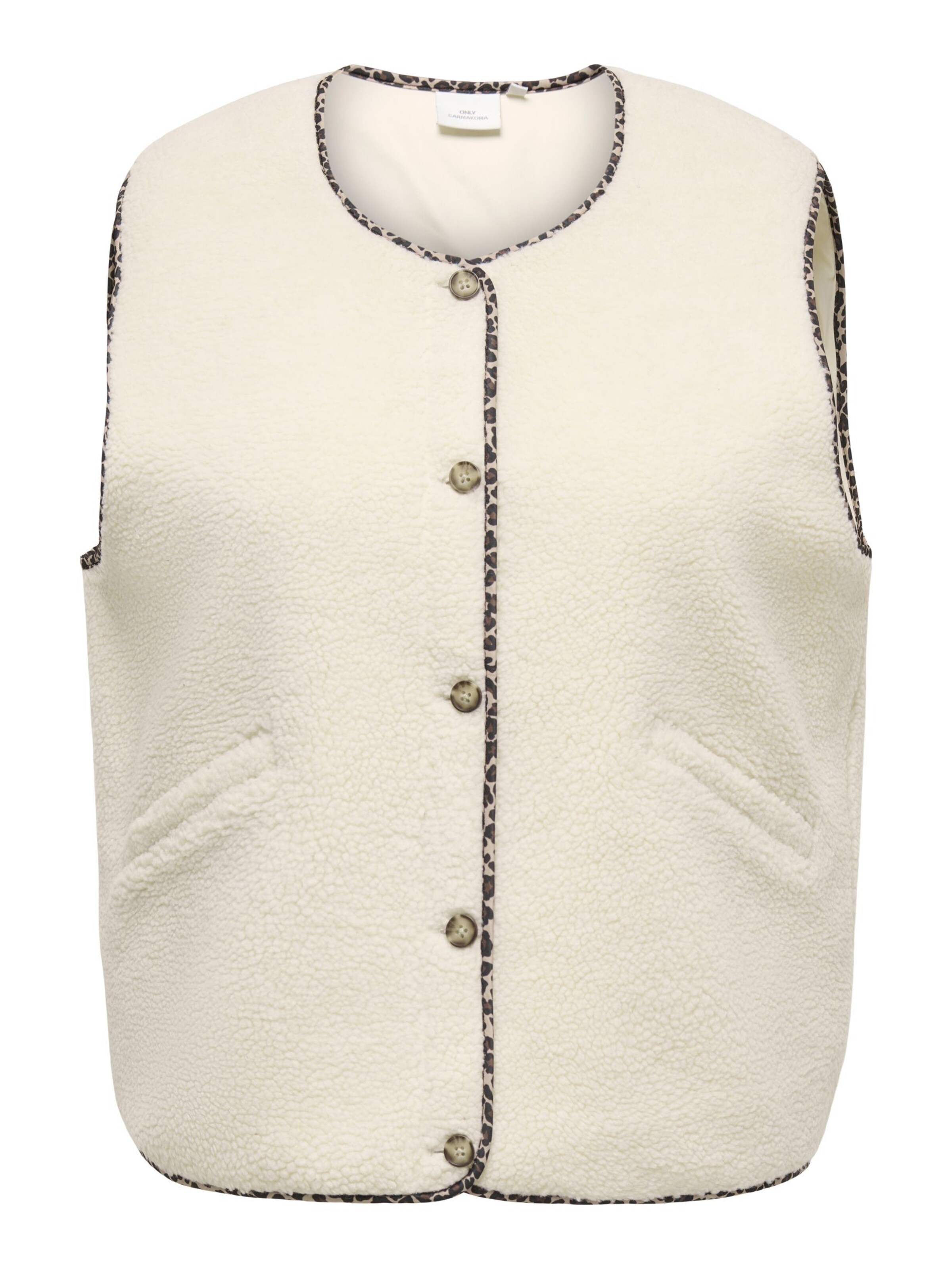ONLY Carmakoma Vest 'CARBaby' in 4XL in Cream, Item view