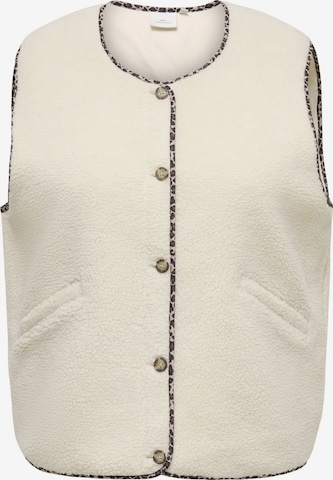 ONLY Carmakoma Liivi 'CARBaby' värissä beige: etupuoli