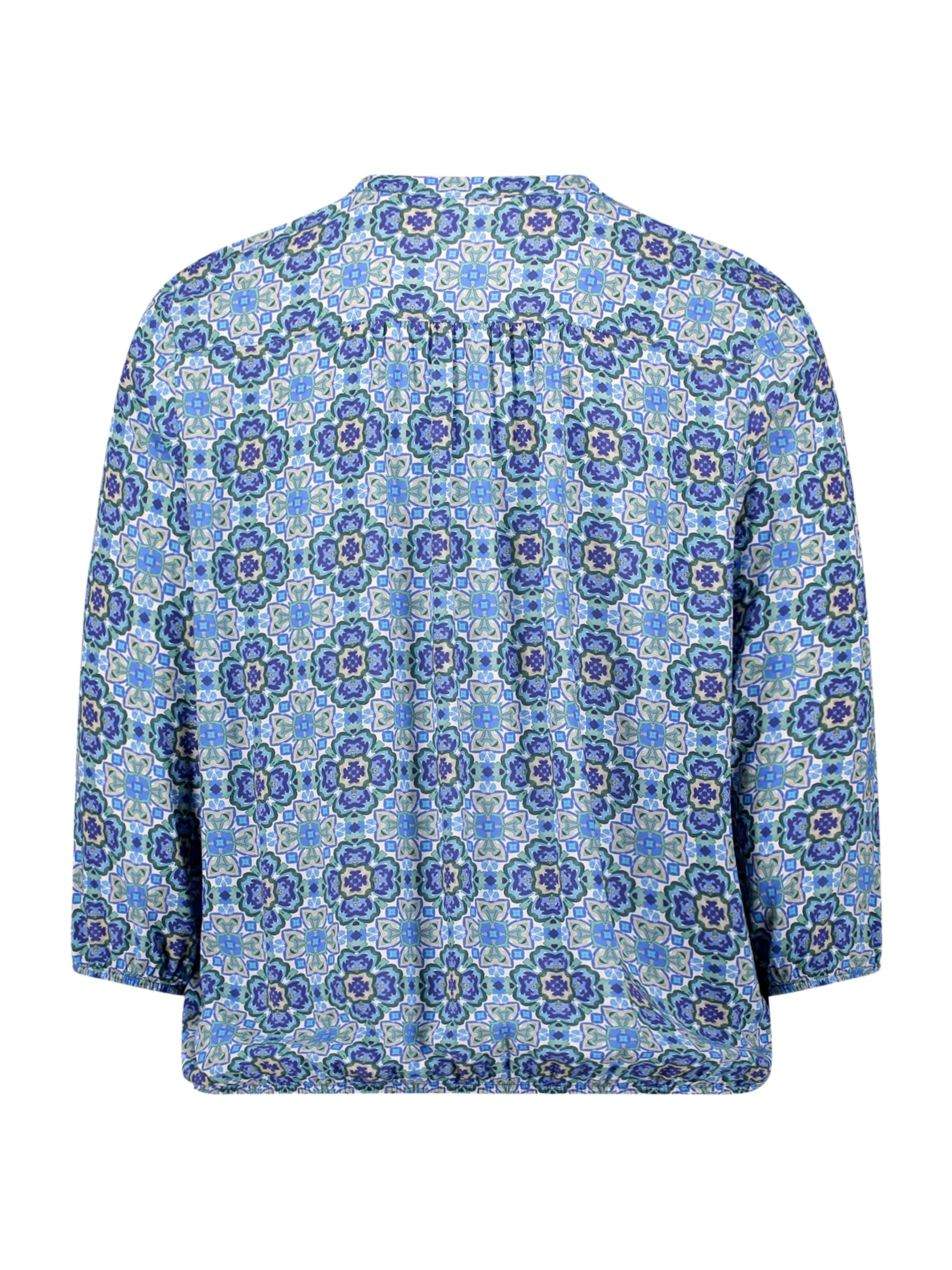 Cartoon Bluse in Blau