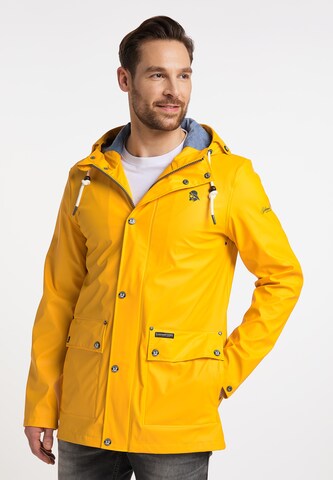 Schmuddelwedda Between-season jacket in Yellow: front