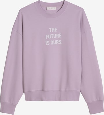 Marc O'Polo Sweatshirt in Lila: Vorderseite