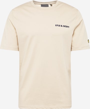 Lyle & Scott T-Shirt in Beige: predná strana