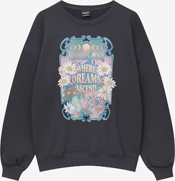 Pull&Bear Sweatshirt i grå: forside