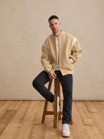 DAN FOX APPAREL Overgangsjakke 'Aras' i beige