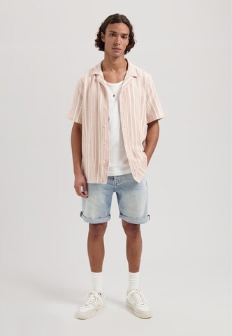 Dstrezzed Regular fit Button Up Shirt 'Sandy' in Beige