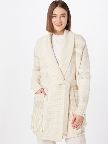 Polo Ralph Lauren Knit cardigan in Beige: front