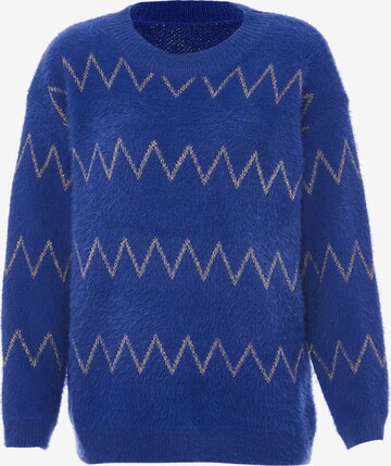 ebeeza Sweater in Blue: front