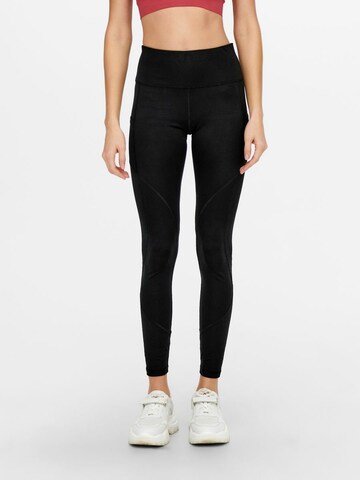 ONLY PLAY - Skinny Pantalón deportivo en negro: frente