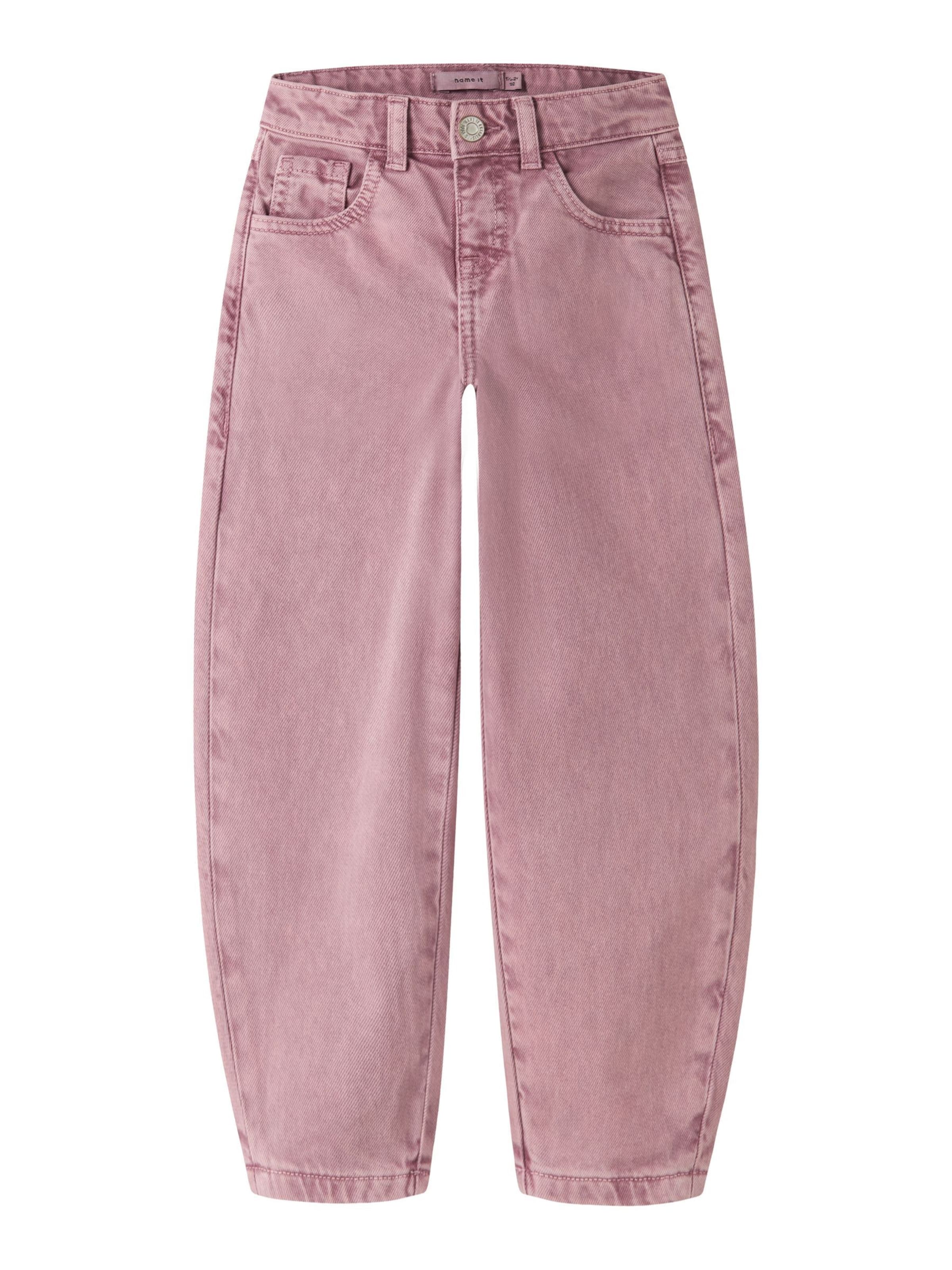 NAME IT regular Jeans i pink: forside