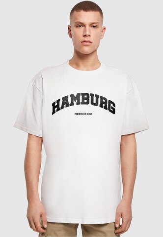 Merchcode T-Shirt 'Hamburg Wording' in Weiß: predná strana
