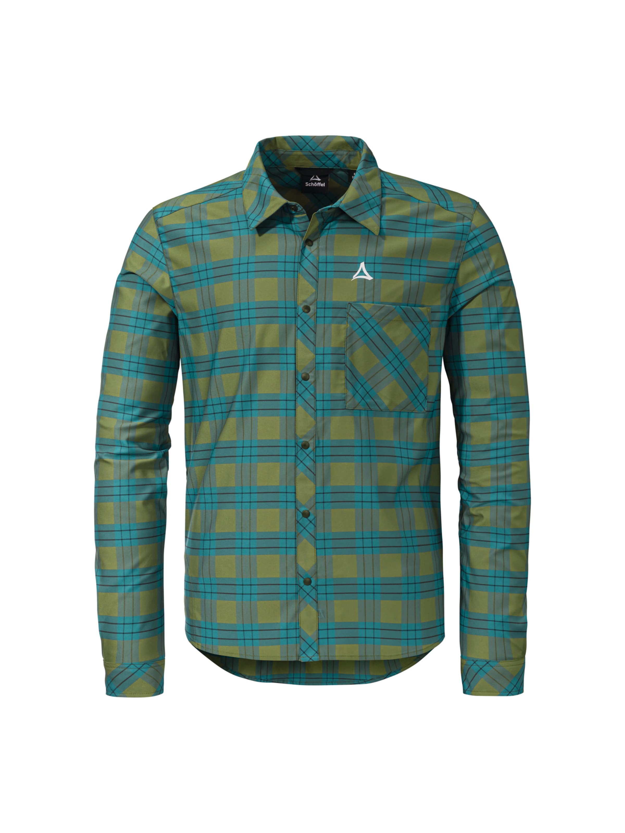 Fit confort Chemise fonctionnelle 'Pianosa' Schöffel en vert : devant