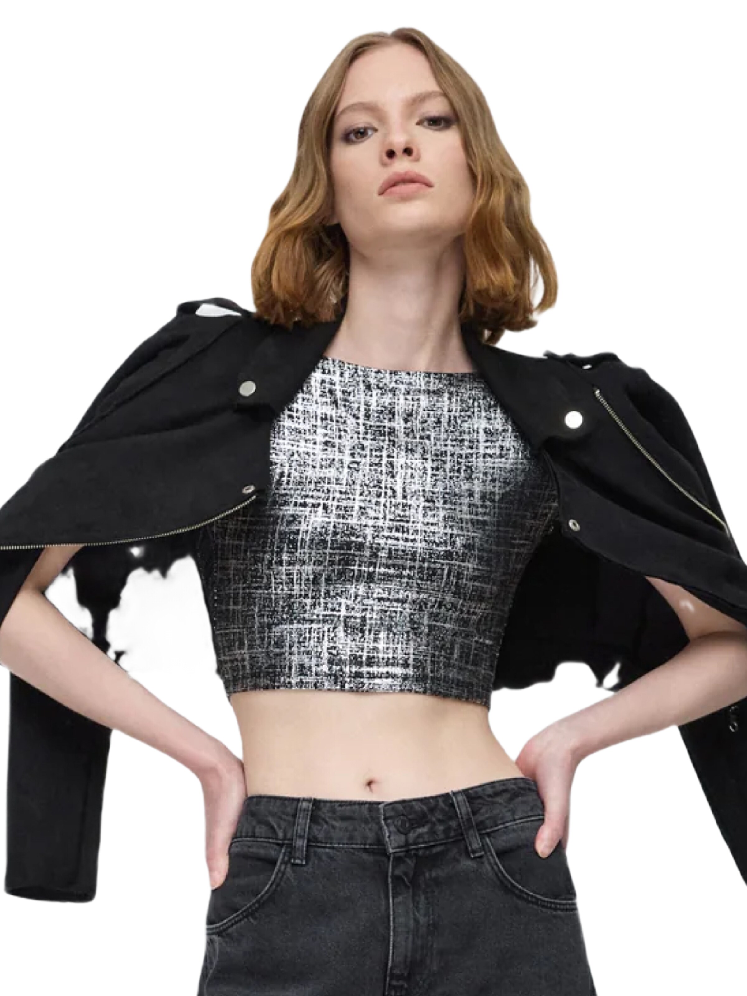 No Matter What Top in Zwart