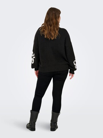 ONLY Carmakoma - Jersey 'CARDaisy' en negro