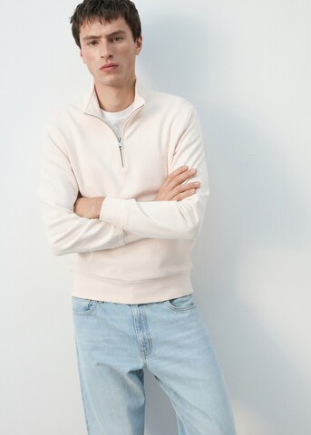 MANGO MAN Sweatshirt in Beige