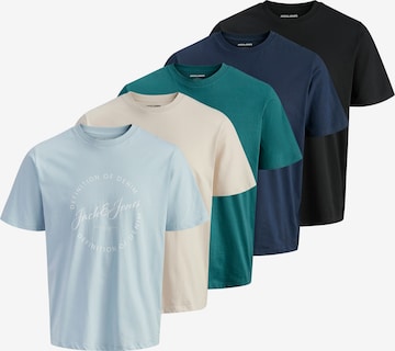 smėlio Jack & Jones Plus Marškinėliai 'JJGRAYSON': priekis