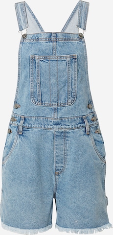 SISTERS POINT Regular Jean Overalls in Blue: front